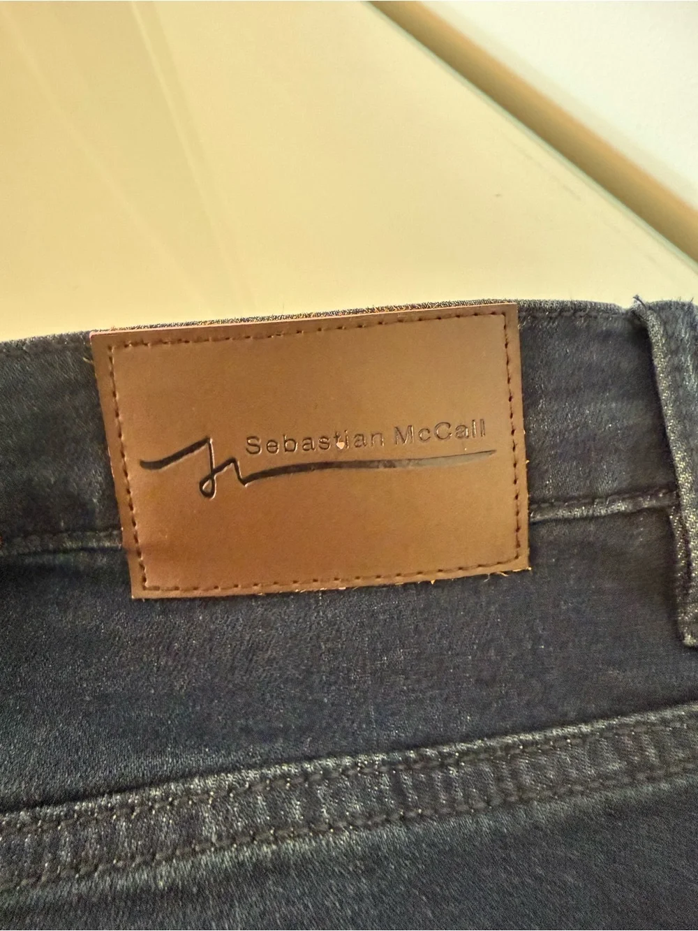 Slim Straight Men’s Jeans in Deep Indigo